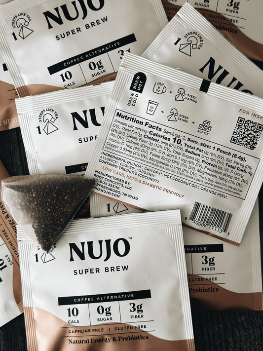 NUJO Super Brew single serve brew bags